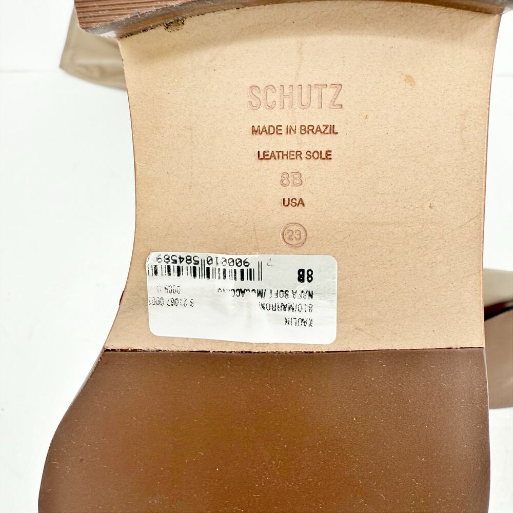 Schutz Womens Kaolin Over The Knee Flat Boots US 8 B EU 38.5 Beige NWOB - Picture 11 of 11